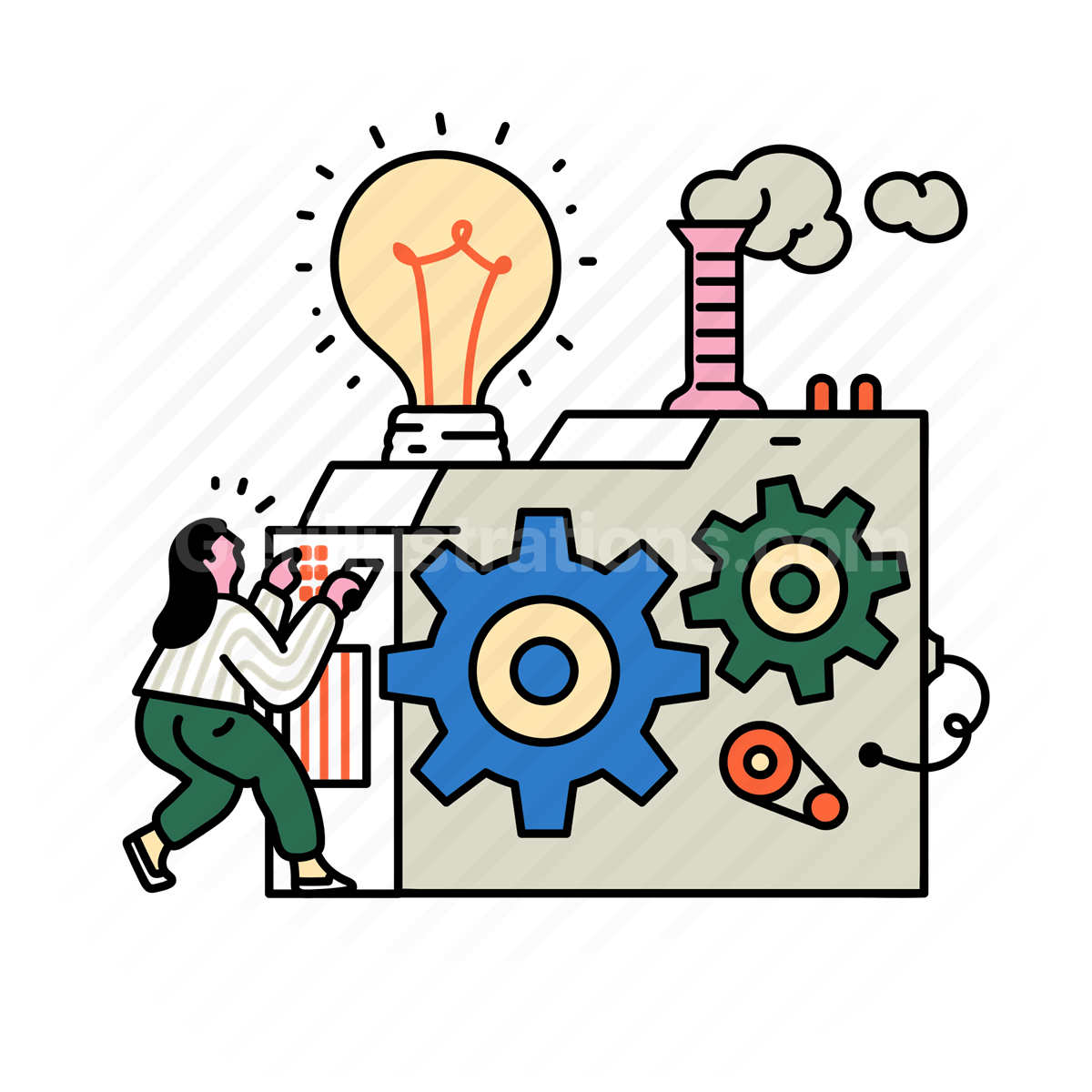 Tech and Innovation illustration preview image